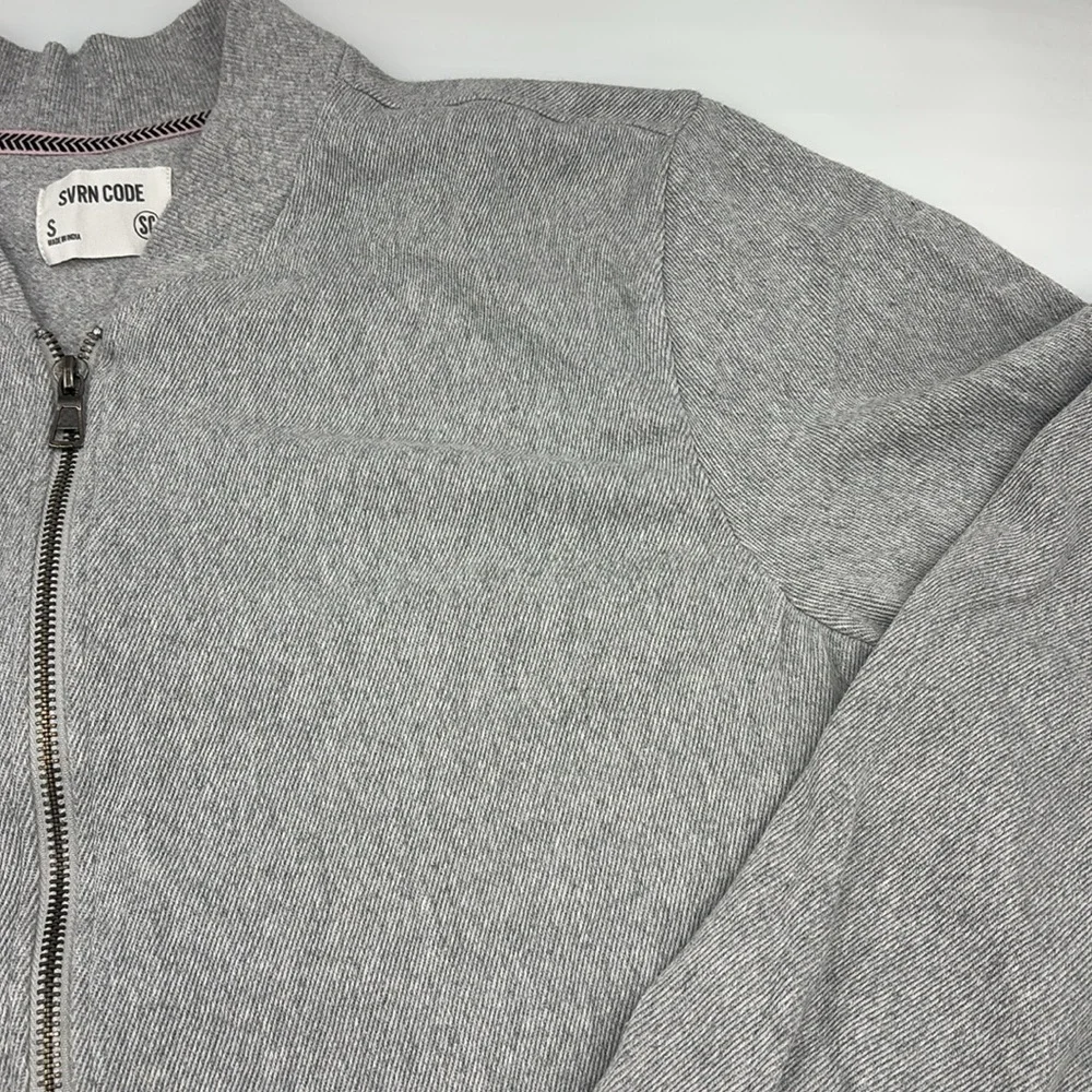 SVRN Code Sovereign Code Chaser Jacket in Heather Grey